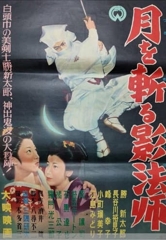 月を斬る影法師